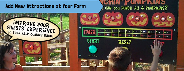Increase admission with new attractions at your farm or park