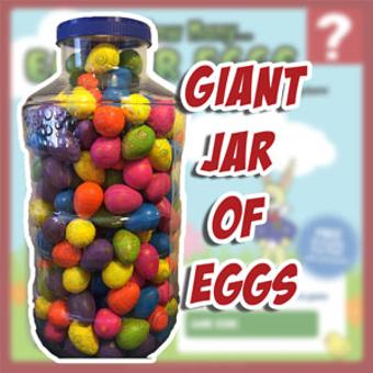 GIANT Jar of Easter Eggs