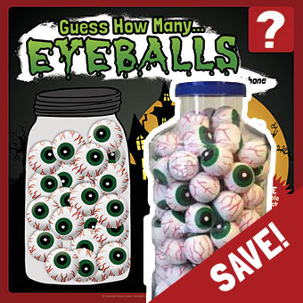 Guess the Eyeballs & Giant Jar of Eyeballs Bundle